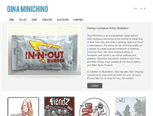 Tablet Screenshot of ginaminichino.com